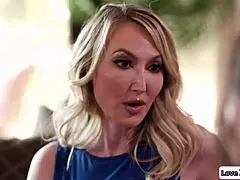 stepmom sneaks fingers into petite asian stepdaughter's shaved pussy right in front of guest 👀💦