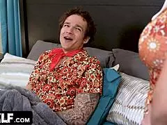 stepmommy spills dirty secrets tittyfucking huge cock in california spotlight