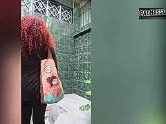 Curly Haired Mature MILF Caught in Warehouse Agrees to Anal Ruin for Debt Payoff!