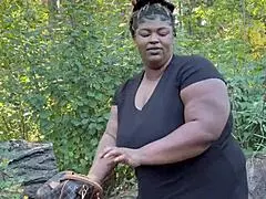 Hey we got caught fucking hard outdoors by dog walker had to move before cops showed 😏 part 2