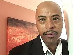 Why's Amber Rayne's shaved pussy gaping for black stepdad's deepthroat anal finger?