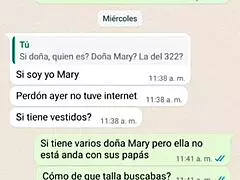 chat with doña mary as she sends dancing nude videos