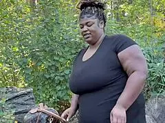 Hey we got caught fucking hard outdoors by dog walker had to move before cops showed 😏 part 2