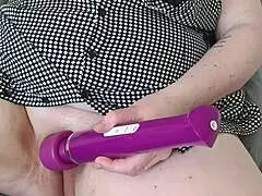 Stepmom fingers pussy while son-in-law sneaks a peek.