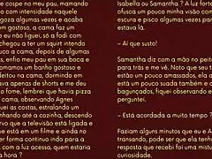 daughter's friend gives erotic deepthroat blowjob in lingerie before submissive bdsm anal assfucking