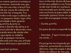 daughter's friend gives erotic deepthroat blowjob in lingerie before submissive bdsm anal assfucking