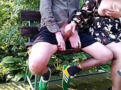 stepmom's risky public tit flash leads to stepson's massive cum explosion