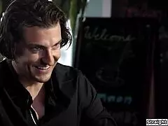 Flight attendant sneaks quickie fuck with married man's big cock in uniform