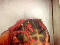 MORENA PELIRROJA sucks cock OUTDOOR for cash then gets PETITE ass pounded