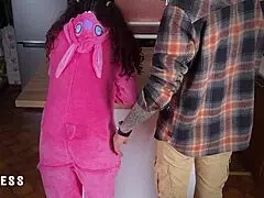 Daddy what are you doing?! 😱 innocent 18+ teen stepdaughter alone with horny stepdad in kitchen