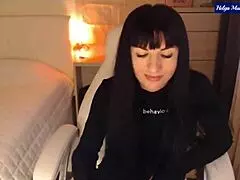 helga muah's sweet bad behavior turns into sexy striptease and pussy vibing 04-10-2021