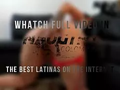 Delicious Busty Latina Milf Masturbates Big Tits Pussy Toys Living Room