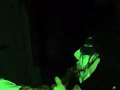 bbw mature wife gives wet sloppy nasty deepthroat blowjob to bbc in mask cosplay 💦😈