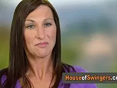 swinger babes grope their big ebony boobs during the wild pool party