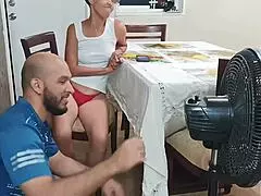 he devoured my tight juicy pussy after i helped him feel better