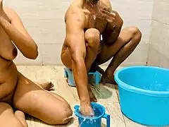 Step-mom, join me in the bath? she gifts hot pussy fuck instead!