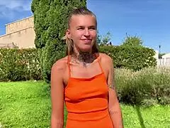 mélanie the hot blonde wants my brutal cock slamming her tight body