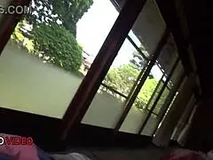 naughty hitomi oki teases with blowjob then fucks hard and wild