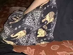 Aunty gets so randy she sucks my horny cock then takes anal fucking and squirting orgasm homemade