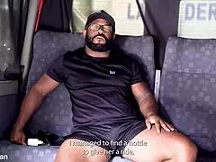 Big clit muscle milf screams as bbc fists her gaping asshole on bus