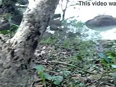 A stranger spots curvy indian stepmom peeing in the forest then bends her over for wild outdoor doggystyle assfucking