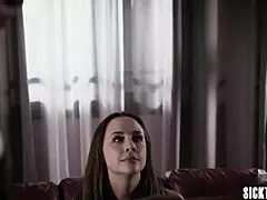 hey small tits babe with nice ass wanna join this hardcore threesome blowjob?