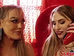 Angel Young skinny blonde babe with natural tits hairy pussy gangbanged interracial creampie orgy