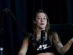 check out damiana's wild interview flashing lingerie toys public with vovô moai