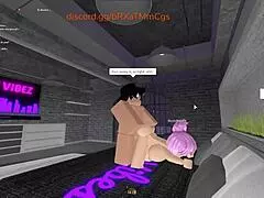 roblox teacher spreads legs for virgin student's horny cock pounding