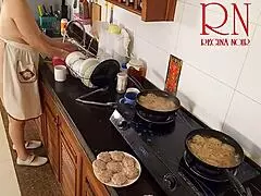 hey nudist housewife regina noir, why cook naked in kitchen like a slutty maid??