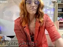 uh big n sexy britney hits library for hot librarian bj n facial cumshot