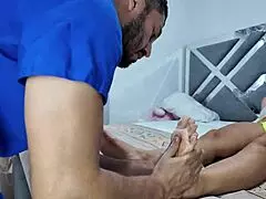 Who knew a foot massage would turn into wild pussy pounding?!