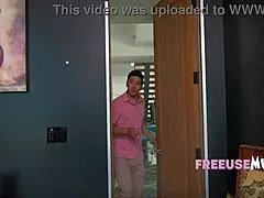 stepmom's big ass pussy always ready for freeuse pounding at home?