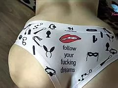 Amateur slut bends over for rough big cock doggystyle in wet pussy close up