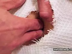 Shower Fingering Curvy Milf's Plump Ass