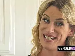 Trans Stepmom Nikki Vicious Asshole Stretched by Black StepSon's Huge Cock