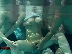 wanna see suzuna komiya's big tits tease before poolside blowjob? 