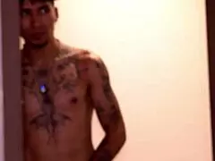 Stepson abandons stepmother naked and vulnerable in the shower scene