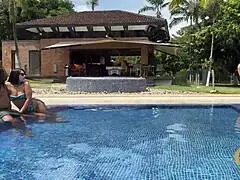 wife kylei feeling kinky for a bbc third wheel threesome with latina milf teasing big black cock riding?