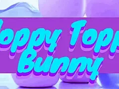 imagine bleubrutalrose's sloppy bunny cosplay deepthroat on monster bbc leading to anal tease