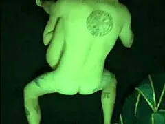 this czech tattooed couple goes for a birds-eye sensual orgasm fuck right in the bedroom