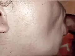 mature wife sucks cock hard while slamming dildo deep in her pervy ass