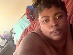 Sexy ebony preggo wife rides big black cock for creampie 😍🍫💦
