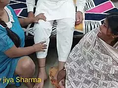 stepmom shows stepson pounding step sister's tight pussy right!