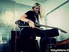 Vicky Vette's Curvy Milf Body in Lingerie Titty Fucks Boyfriend's Monster Cock Before Face-Fucking Deepthroat Cumshot