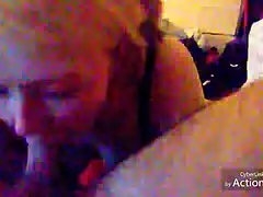 i watch this blonde amateur milf babe suck cock deep then swallow hot cumshot