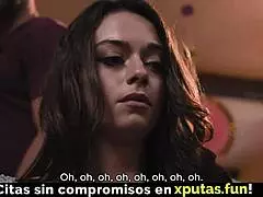 blonde n brunette milfs dive into taboo threesome with stepdaughter... spanish sub family fun