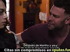 blonde n brunette milfs dive into taboo threesome with stepdaughter... spanish sub family fun