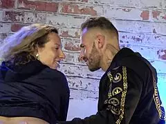 german bbw mature wife with saggy natural tits cheats on hubby getting fucked hard by young stud