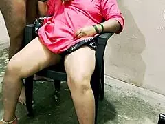 desi indian mom takes neighbor boy's massive cock bent over rough and horny